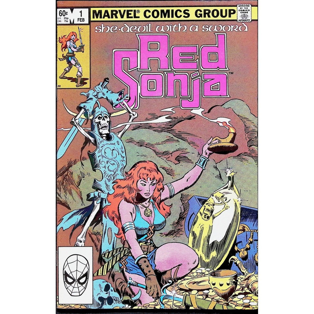 Red Sonja Vol.2 #1 Direct Edition Roy Thomas John Buscema Marvel Comic Book 1983